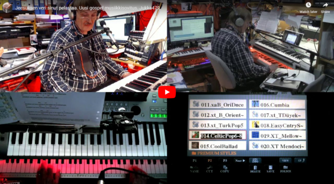 Jeesuksen veri sinut pelastaa – uusi gospel laulusovitus sekä XSPLIT videomiksaus tietoja