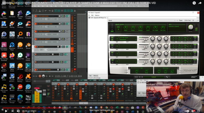 STUDIOTEKNIIKKAA MIDI VIRTUAALI INSTRUMENTIT JA MIDI KEYBOARDIT ARRANGERIN KANSSA