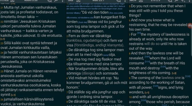 MyBible ja UnboundBible – Käyttöohjeartikkeleilla ja videoilla suomeksi tuetut Raamattuohjelmat- ja Apit