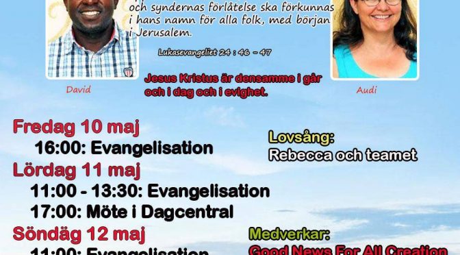 Evangelisk konferens i BRO 2019 den 10-12 Maj